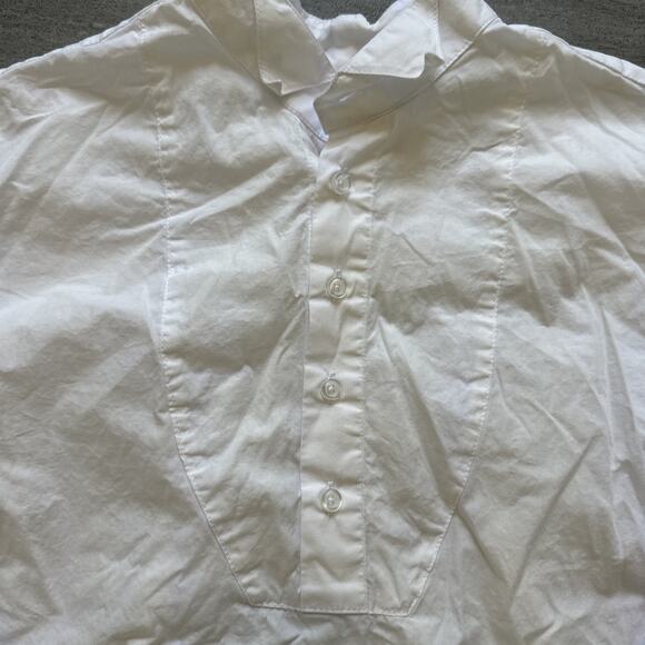 Scully RW-154 White Small 100% Cotton Mens Wing Tip Collar Shirt - Picture 2 of 3